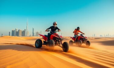 مغامرة كواد بايك على الكثبان الرملية في صحراء دبي