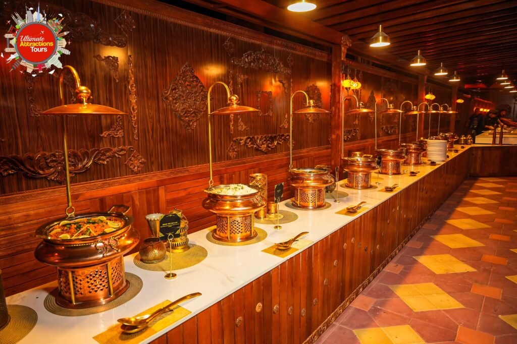 premium desert safari dubai bbq dinner buffet with grilled dishes