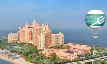 إطلالة نخلة جميرا منطاد دبي أتلانتس