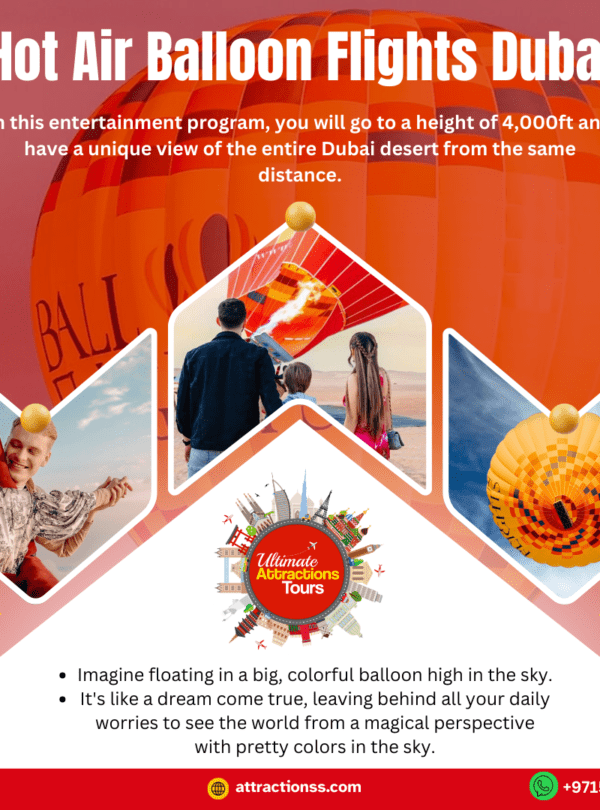 أفضل تجربة منطاد في دبي مع مناظر خلابة