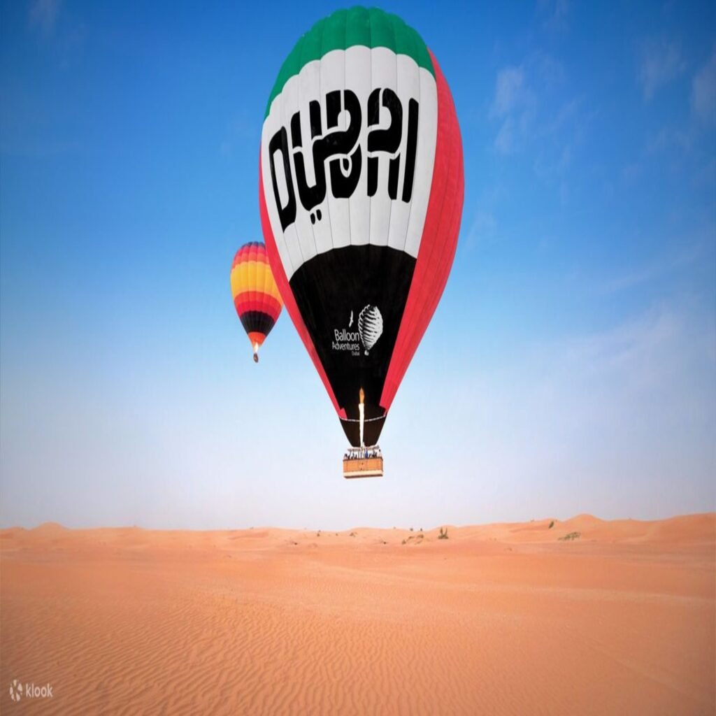 تجربة لا تفوّت: منطاد الهواء الساخن في دبي للمغامرين